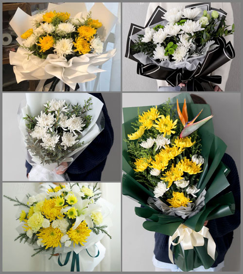 辽宁葫芦岛连山区钢屯镇白事花束代送